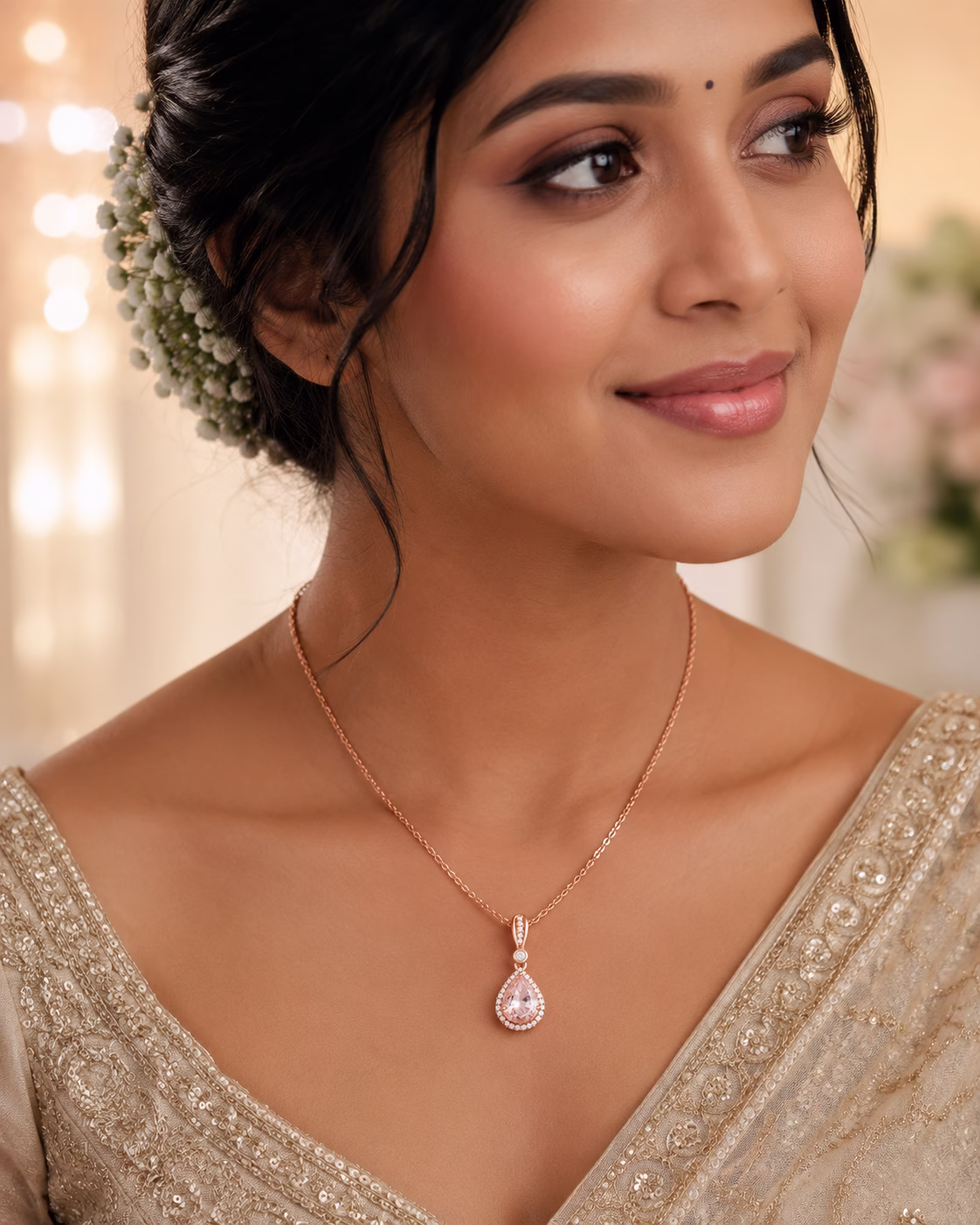 rose gold pandent
