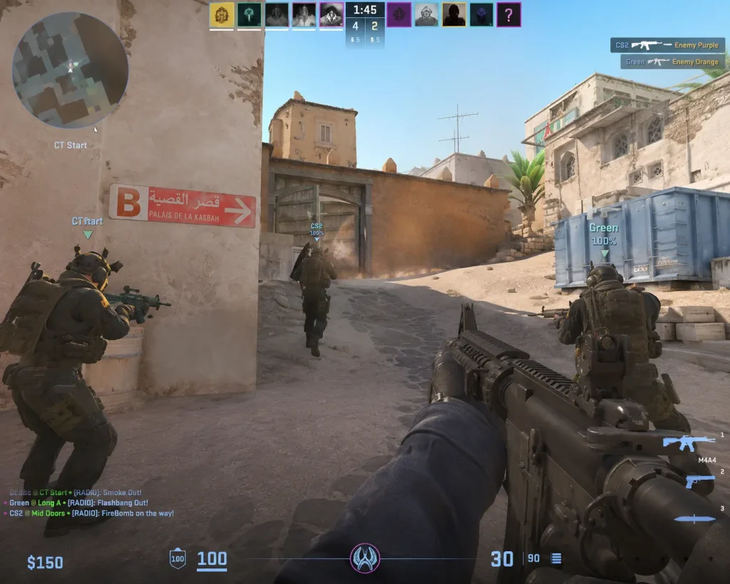 Counter strike 2 gameplay screenshot, one of the best pc games 